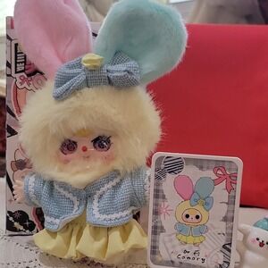 Cureplaneta Canary Plush Yellow Blue Pink Animation Stuffed Animal  Box